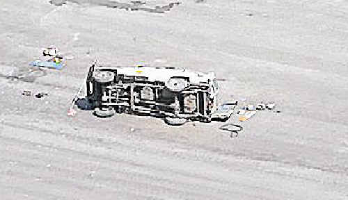 Miner dies after vehicle rollover. Miner dies after vehicle rollover.